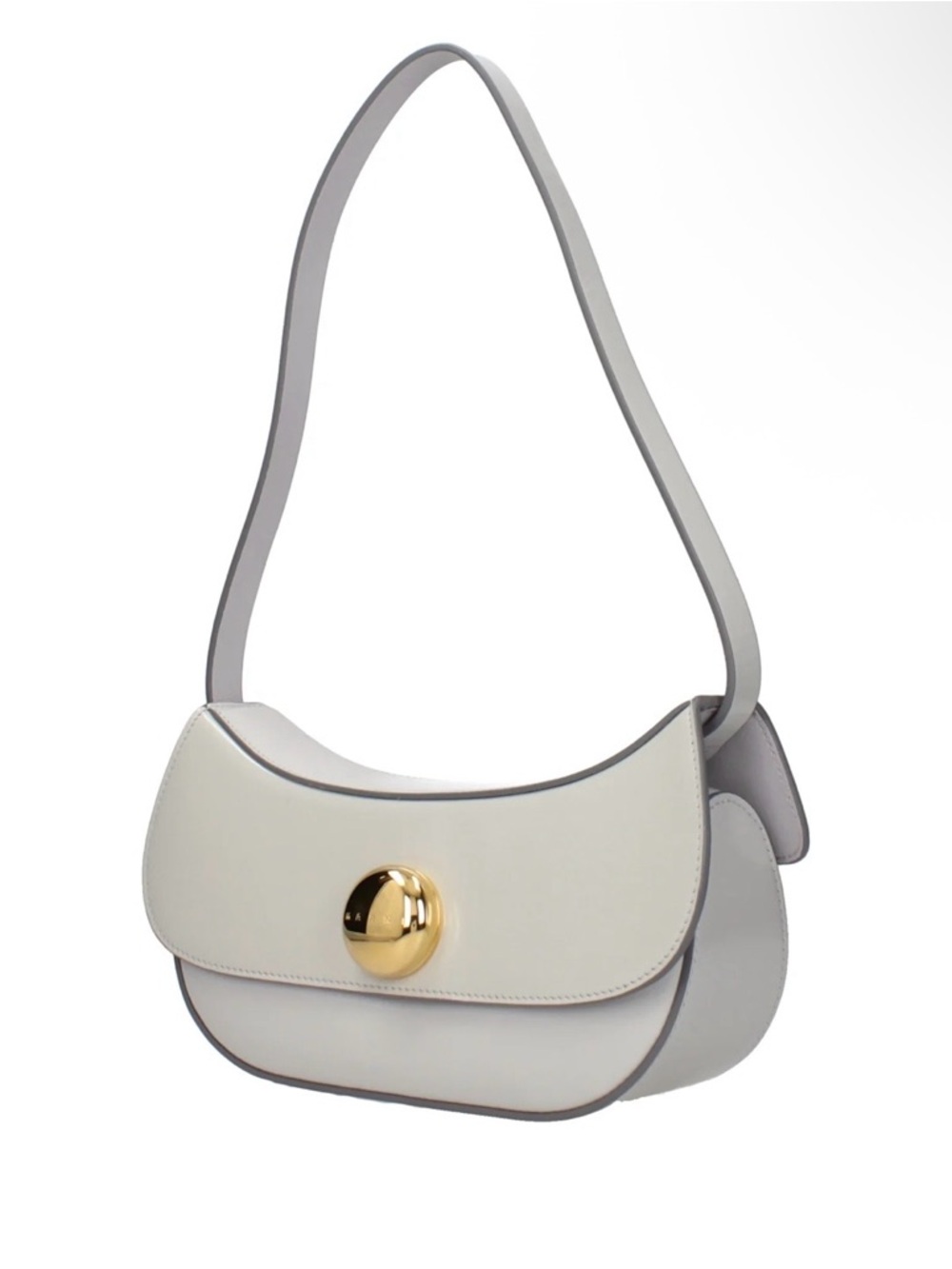 Marni Gray Leather Shoulder Bag - Picture 3 of 8